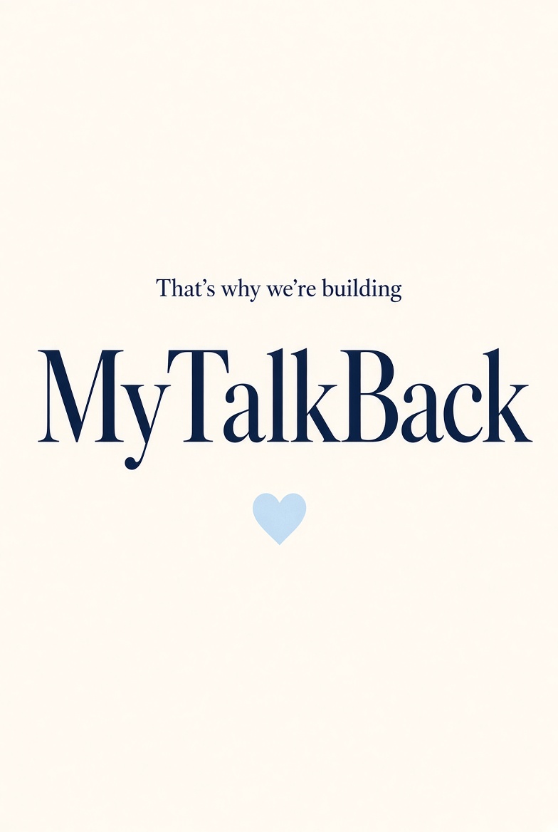 MyTalkBack's tweet photo. Sometimes progress is happening before you can hear it. 💙
Keep talking.
Keep playing.
Keep giving them opportunities to communicate.
Their voice is worth waiting for. 🗣️✨
#MyTalkBack #EveryChildHasAVoice #SpeechAndLanguage #ChildDevelopment #Parenting #SpeechTherapy #AIForGood https://t.co/C0SnPBDyix