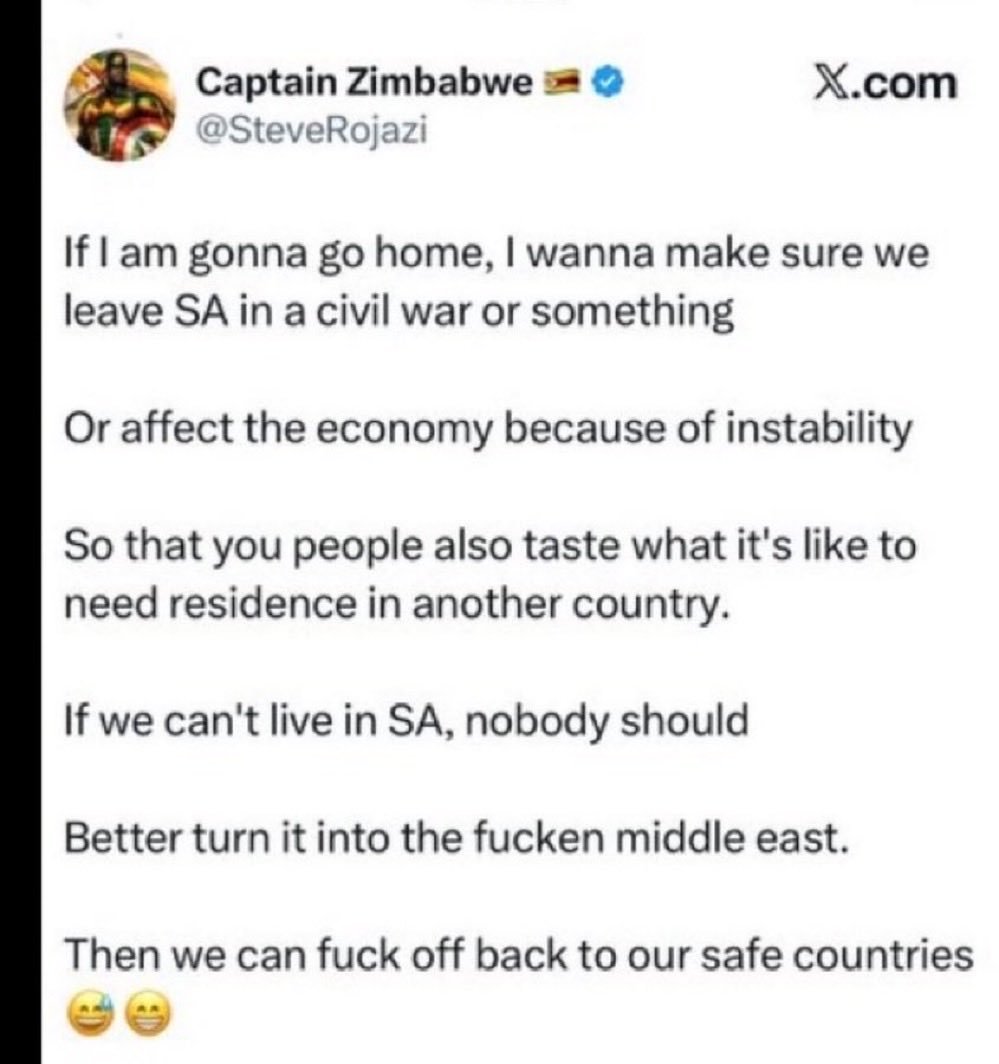 TwaRSA26's tweet photo. And then you hear a fool from seshego telling you that these are our "brothers &amp; sisters"... 💀 https://t.co/b9UtsSSkea