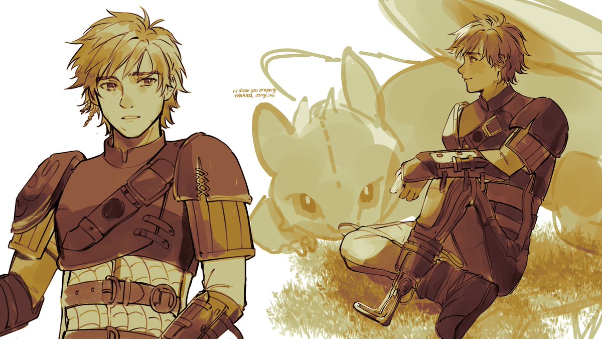 052ji_'s tweet photo. Hiccup practice doodles c: https://t.co/GY3aw3QDMA