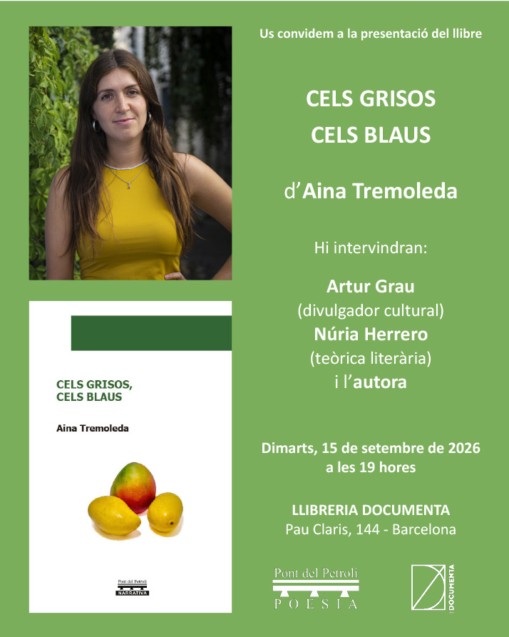 DocumentaBCN's tweet photo. Aquesta setmana presentacions de «La muntanya més alta», de Marta Grau, @penguinllibres; «Cels grisos. Cels blaus», d'Aina Tremoleda, @petroliedicions; «Els búnquers», de @ferran_guallar, @Cossetania; «Tocats pel romànic», de Joan Pau Inarejos @RomanicCatala, @penguinllibres; https://t.co/dVlbq2cVoU