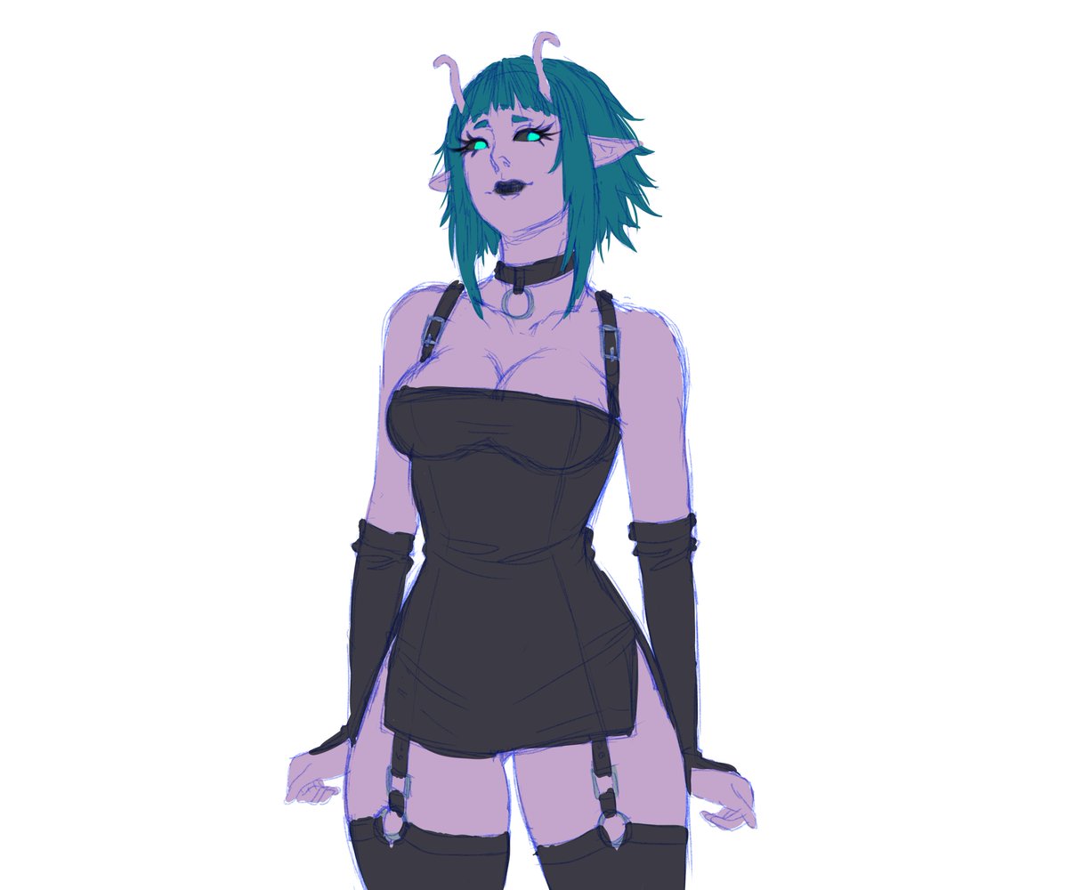 mads_makes_art's tweet photo. since i can only post 4 photos at a fkin time, here is my warm up drawing from before the stream <3

#livestream #requests #characterdesign #madsmakesart https://t.co/CHW6ZkTRgN