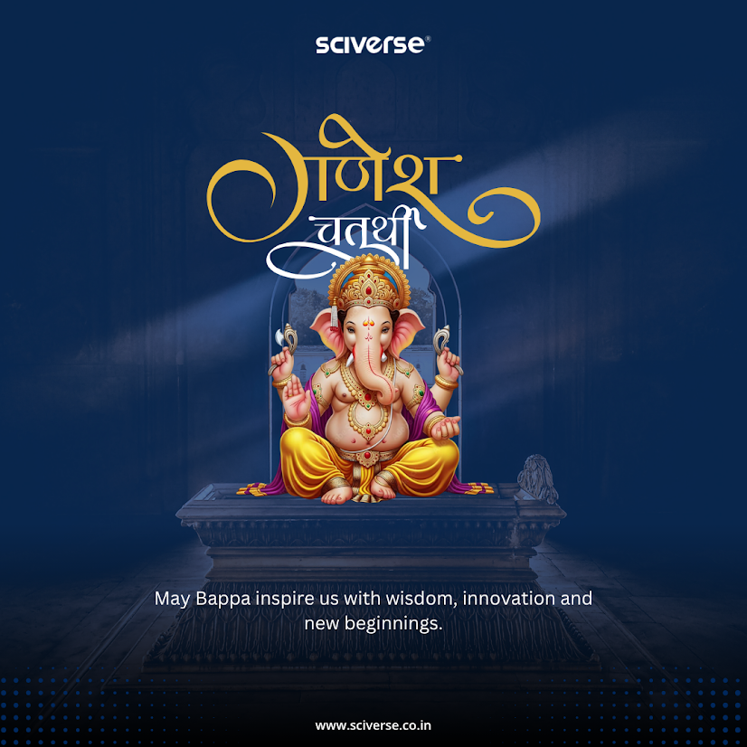 SciverseMedtech's tweet photo. This Ganesh Chaturthi, we celebrate wisdom, curiosity, and the courage to create what comes next.

May Lord Ganesha guide us through challenges, inspire innovation, and light the way toward meaningful discoveries.

Ganpati Bappa Morya!

#GaneshChaturthi #Sciverse #Innovation https://t.co/RkZQnQ3I34