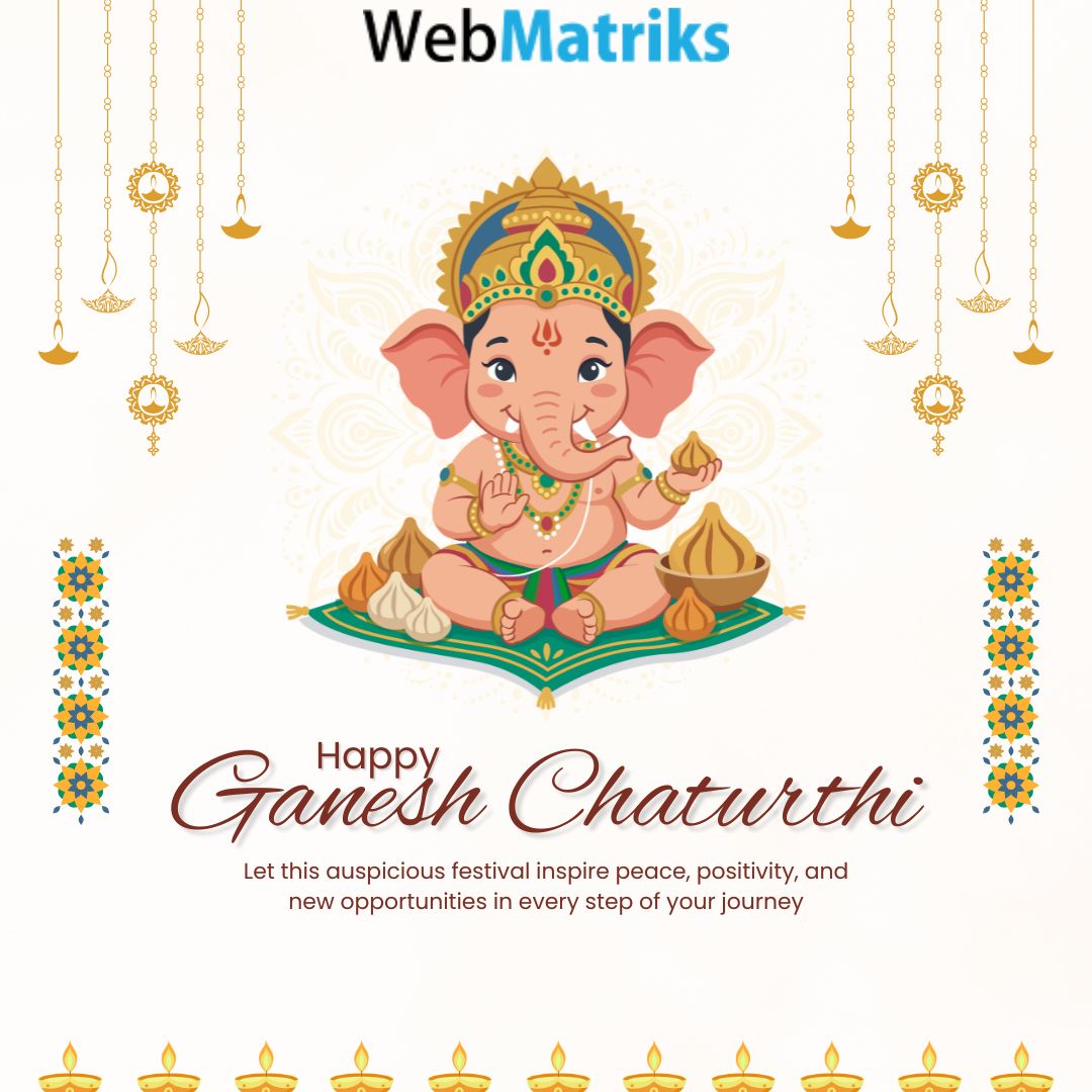 WebMatriks's tweet photo. 📷 𝗛𝗮𝗽𝗽𝘆 𝗚𝗮𝗻𝗲𝘀𝗵 𝗖𝗵𝗮𝘁𝘂𝗿𝘁𝗵���! 📷

Let this auspicious festival 𝗶𝗻𝘀𝗽𝗶𝗿𝗲 𝗽𝗲𝗮𝗰𝗲, 𝗽𝗼𝘀𝗶𝘁𝗶𝘃𝗶𝘁𝘆, 𝗮𝗻𝗱 𝗻𝗲𝘄 𝗼𝗽𝗽𝗼𝗿𝘁𝘂𝗻𝗶𝘁𝗶𝗲𝘀 in every step of your journey. 📷📷

#GaneshChaturthi #HappyGaneshChaturthi #BappaMorya #PeaceAndPositivity https://t.co/hV5bMd7AVi