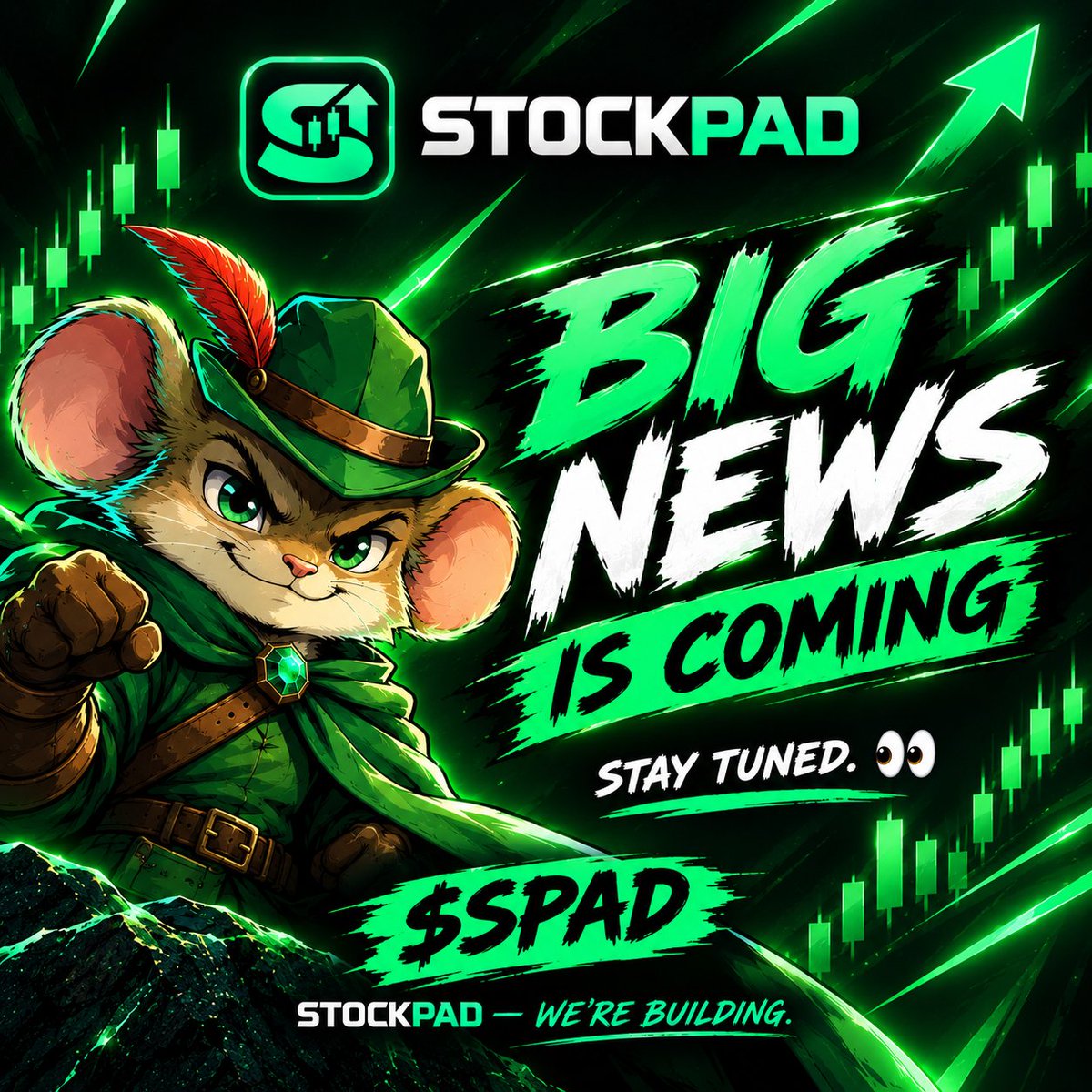 stockpadrh's tweet photo. 🚨 BIG NEWS COMING SOON
 STAY TUNED. 👀
🟢 $SPAD https://t.co/fr4dIVPfVJ