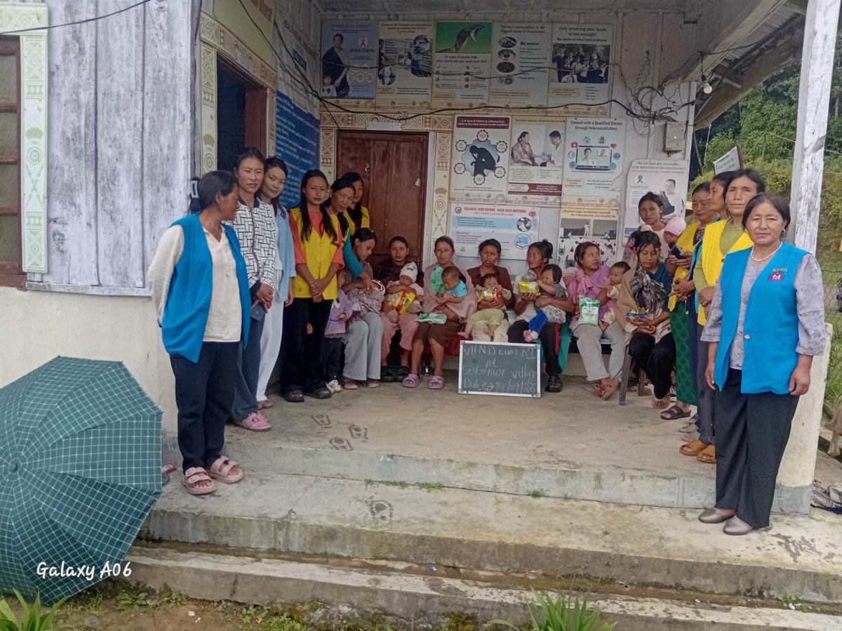 NagalandNhm's tweet photo. Village Health &amp; Nutrition Day | Sotokur S/C HWC
Under Chessore Block, VHND continues to serve as a vital platform for delivering essential healthcare, nutrition and preventive services to mothers, children and the community. 

#VHND #ChessoreBlock https://t.co/bTjgZNgZit