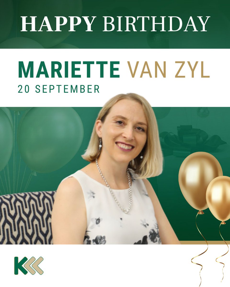 KVVInc's tweet photo. 🌷🎂 Happy Birthday, Mariette van Zyl! 🎂🌷
Today we celebrate you and all that you bring to the KVV family. 💙
Wishing you a truly special birthday and a year ahead filled with everything you’re hoping for!
#HappyBirthday #KVVFamily #Celebrate #TeamAppreciation #BirthdayWishes https://t.co/hwMYhlXfHg
