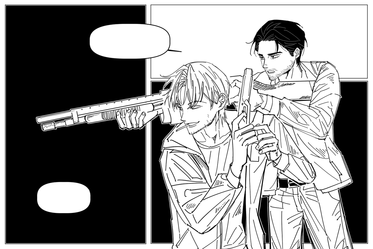 M3L0909's tweet photo. #커미션 
#commission 

[칼잡이 or 총잡이]

당신의 캐릭터는 칼잡이인가요, 총잡이인가요? 
흑백 선화+만화풍 커미션 타입을 새로 오픈했습니다!

캐릭터 설정에 맞춰 무기를 직접 골라드릴 수도 있으니
많이 들러 주시면 감사하겠습니다!🗡️🔫

https://t.co/NPsnhaBaLI https://t.co/J5TOGeg6tv