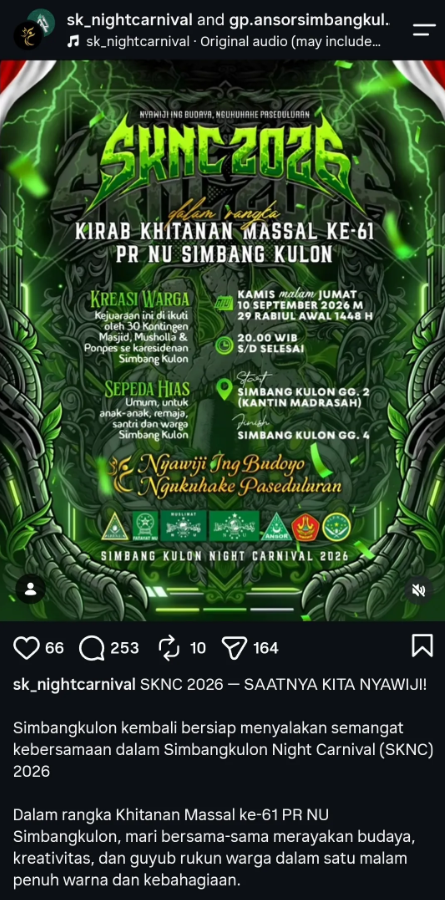 txtharihariWNI's tweet photo. Gara-gara ini, Pekalongan dikenal sebagai “kota pertama yang melakukan ritual pemujaan satanic terang-terangan”. Sedih gak tuh? 🤦🏻‍♀️

Korban meninggal 1 ✅
Penyembelihan hewan ✅
Lagu khas ritual ✅
Simbol Freemason dan logo bintang terbalik ✅
Kostum monster Baphomet dan jubah setan ✅
Mau dibilang FOMO, tapi kok niat banget?

Sampai nyembelih hewan malam-malam di depan orang ramai. Kan bisa diakali pakai prambos merah, gak perlu repot nyembelih beneran.
Katanya mau dibuat makan rame-rame setelah acara. Ya minimal disembelih di tempat tertutup dan tenang sesuai syariat. Kasian itu kambingnya diajak keliling kebrisikan sound horeg. 😔

Sekte sesat satanic bukan sekadar dongeng, itu rill adanya.

Darah segar = membuka portal. Bukan lagi seni pertunjukan, tapi penyembahan! Tolong, sing waras!!

Jadi jangan FOMO asal comot, apalagi udah mengarah ke kesyirikan.

Di Brazil kemarin ada karnaval serupa dan berujung banjir bandang dan longsor. Mau kek gitu? Naudzubillah.

Pekalongan Utara rob, Pekalongan Selatan ada sesar aktif Baribis-Kendeng. Sing ati-ati, guys. Lagi musim bencana. 😢 Semoga Allah selalu melindungi kita. Aamiin.

Ini video penyembelihan anak kambingnya. Beneran ya, masih hidup. Dagingnya mau buat makan-makan selesai acara (kata mereka).

Karnaval mana coba yang bawa hewan asli terus disembelih di tengah acara? 🤦🏻‍♀️

Nama IG penyelenggara, barangkali ada yang mau mampir...

Udah gak bisa berkata-kata lagi.

Menurut kalian, acara seperti ini masih bisa dianggap sekadar pertunjukan atau sudah kelewat batas?