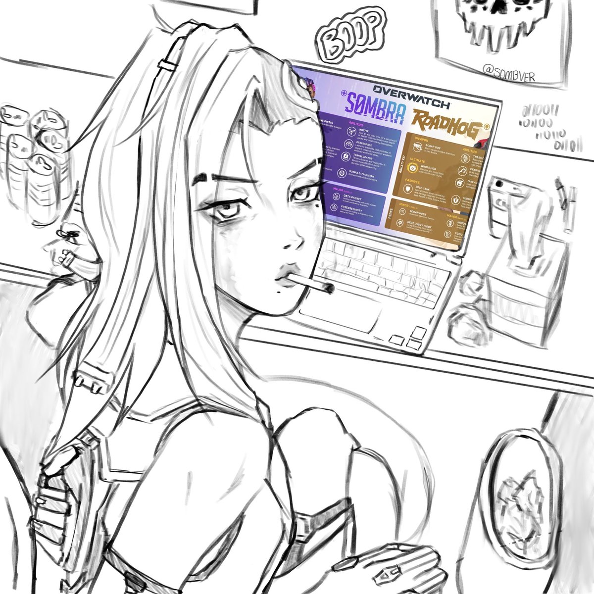 Sombver's tweet photo. Ending it all
10.06.26
#overwatch #sombra https://t.co/zPaLCOWiQZ