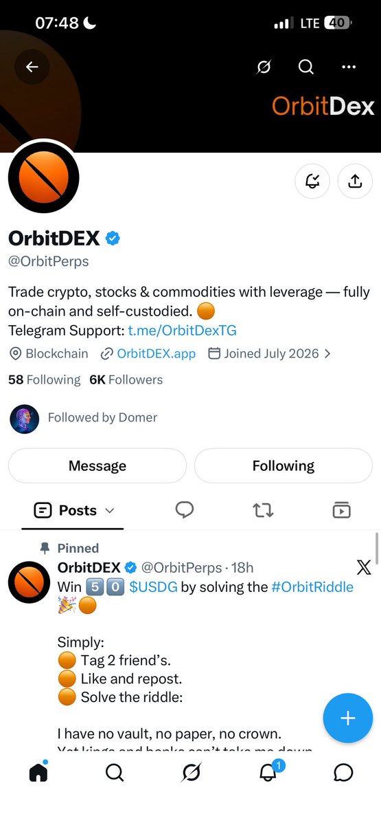surfacs77's tweet photo. @OrbitPerps B ( B T C )
I
T
C
O
I
N
@Abdexat
@AbdulKatagum54
solving the #OrbitRiddle ๐
Thanks u @OrbitPerps https://t.co/55CpMHmgJ0