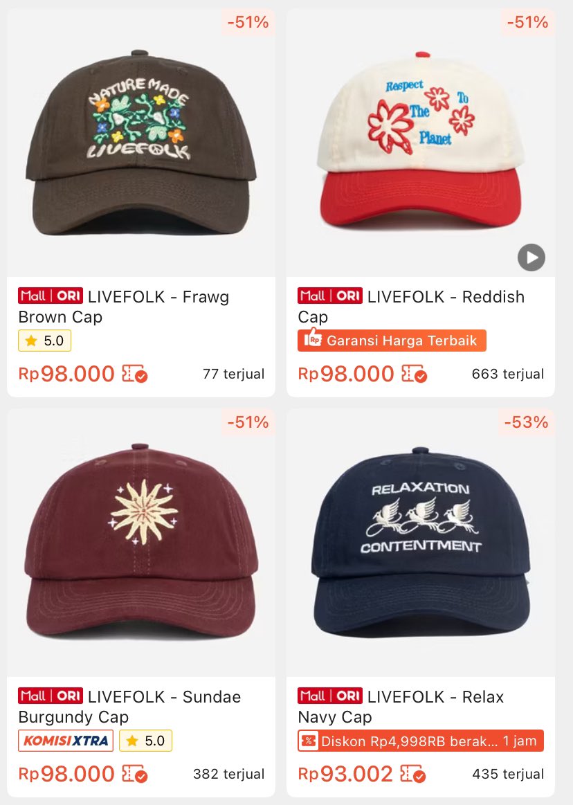 azzazsr's tweet photo. EH SUMPAH KOLEKSI TOPI DISINI MANTEP BGT TAUUU... nyobain 1 pasti repurchase https://t.co/9RVYirI2WV