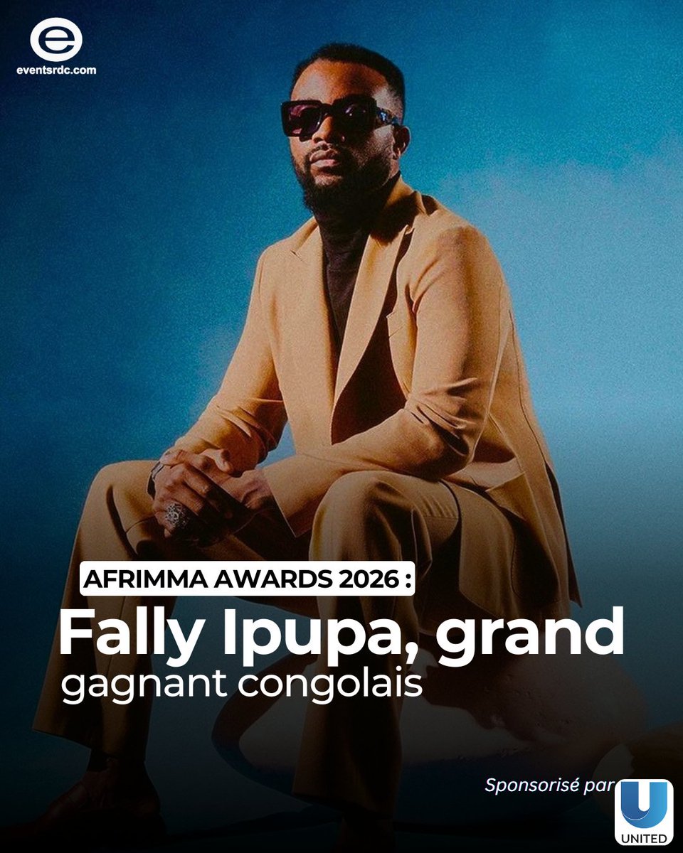 EVENTSRDCCOM's tweet photo. 🏆 Fally Ipupa a marqué les AFRIMMA Awards 2026 en repartant avec trois trophées, le samedi 12 septembre à l’Annette Strauss Square, à Dallas, au Texas.

Le Chevalier congolais a été sacré « Meilleur artiste de l’année », devant notamment Burna Boy, Asake, Tyla, Tems et Davido. https://t.co/hItiMQa2TZ