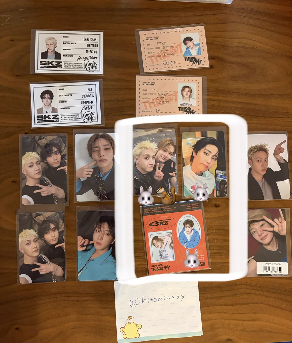 straykids マグネティックホルダー トレカ スンミン⭐︎8/29まで出品⭐︎ ひとみん on X: 