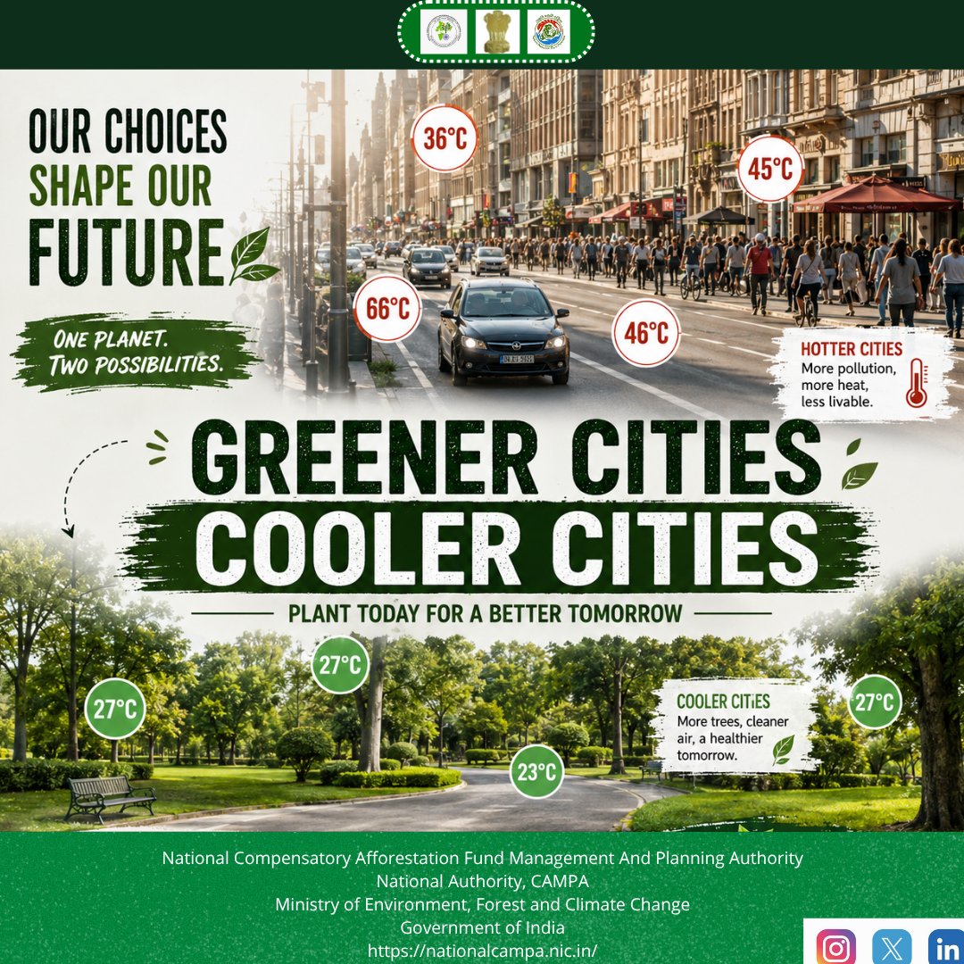 NationalCAMPA's tweet photo. πΏ Greener & Cooler Cities, Healthier Communities π³
As our cities grow, creating more green and shaded spaces is essential for a healthier and more resilient urban future.
#GreenerCities #CoolerCities #UrbanGreening #UrbanForests #ClimateResilience #Biodiversity https://t.co/MPkz8zFu4T