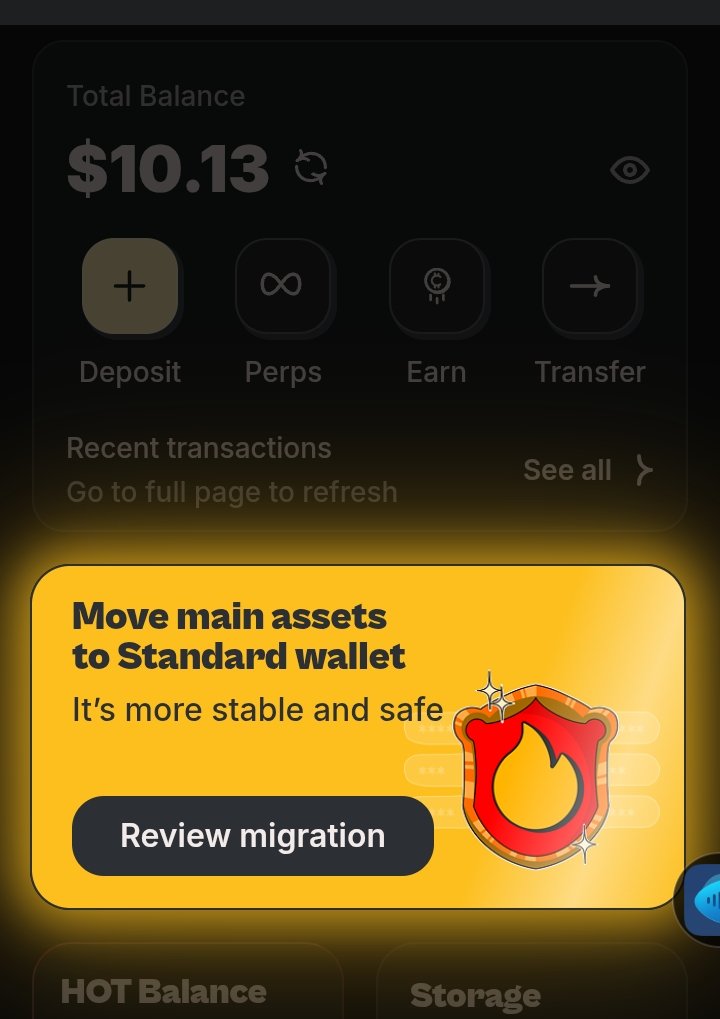 Ifenwachi's tweet photo. Hot wallet app upgrade to standard Wallet. https://t.co/6VAurcgkkH
