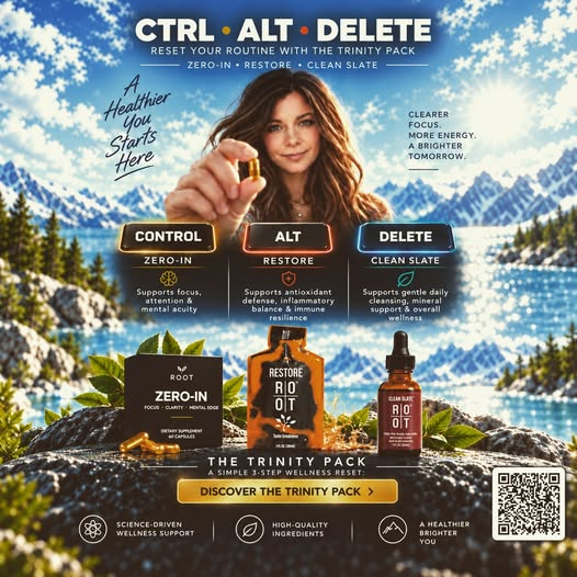 KilburnKristi's tweet photo. When your computer isn’t working right, you hit Control + Alt + Delete to reset it. Why not think about wellness the same way?

Zero-In. Restore. Clean Slate.
A simple 3-step wellness reset with The Trinity Pack.
https://t.co/ebFWvkbH3w

#HealthyHabits #Reset #Wellness #fypシ゚ https://t.co/64Jaurq4w0