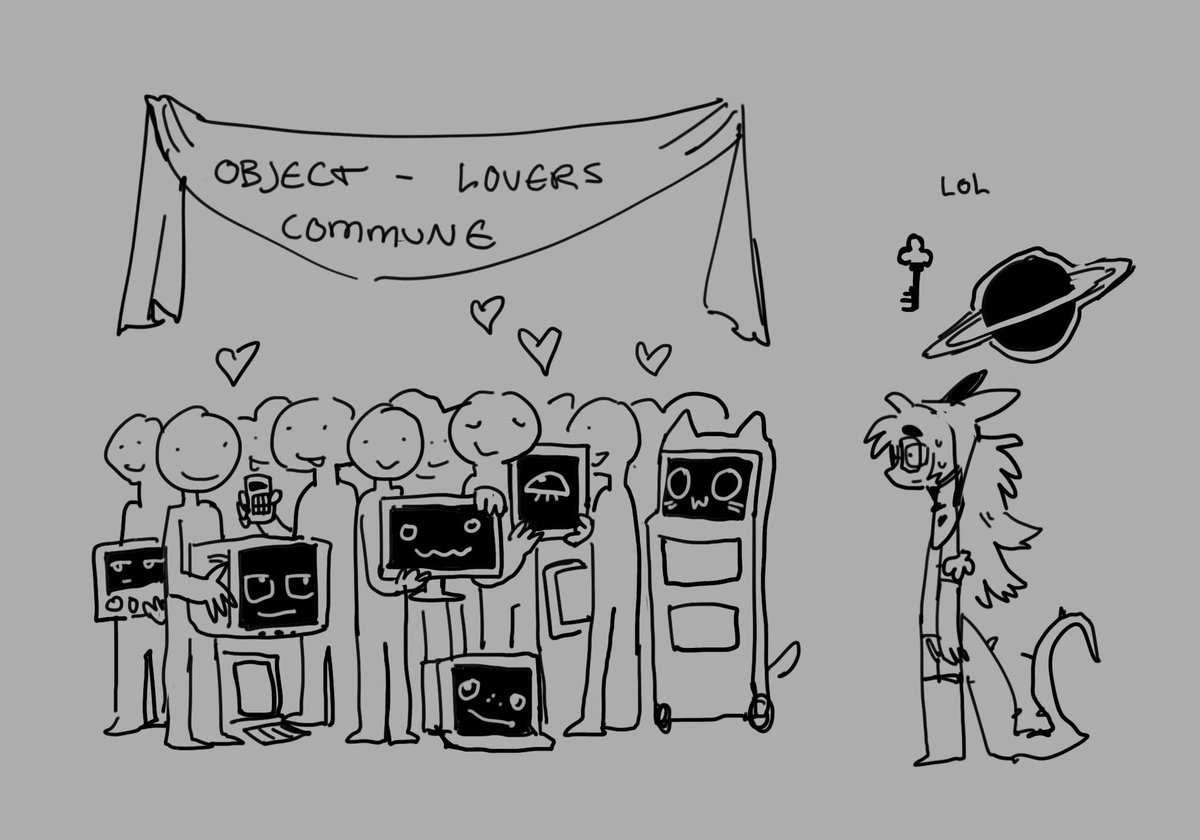ribbonhorse's tweet photo. Being objectum but not into robots or electronics is kinda alienating https://t.co/rmeUqNudNe
