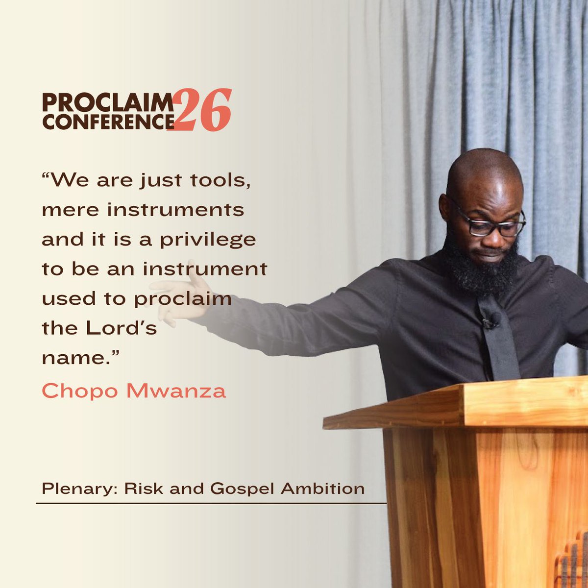 EkklesiaAfrika's tweet photo. Gospel advancement is costly. Chopo Mwanza challenges us to risk our finances, our comfort, and even our lives for the sake of the gospel — because it's worth living for, and worth dying for. Swipe through ➡️
Full session recording; https://t.co/qUaxDibvWT https://t.co/FWApreXrSA