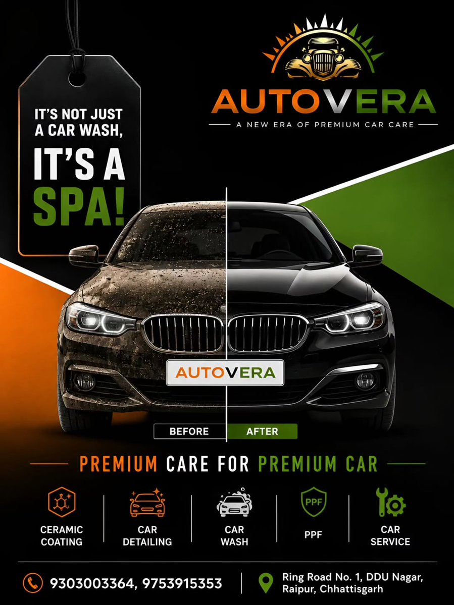 LynetteLemegu's tweet photo. More than a car wash, AUTOVERA is premium care for your car. Ceramic coating, detailing, foam wash, PPF, and complete service to restore shine, protect paint, and keep it showroom-ready. Book today. https://t.co/gLHwpmXFmB