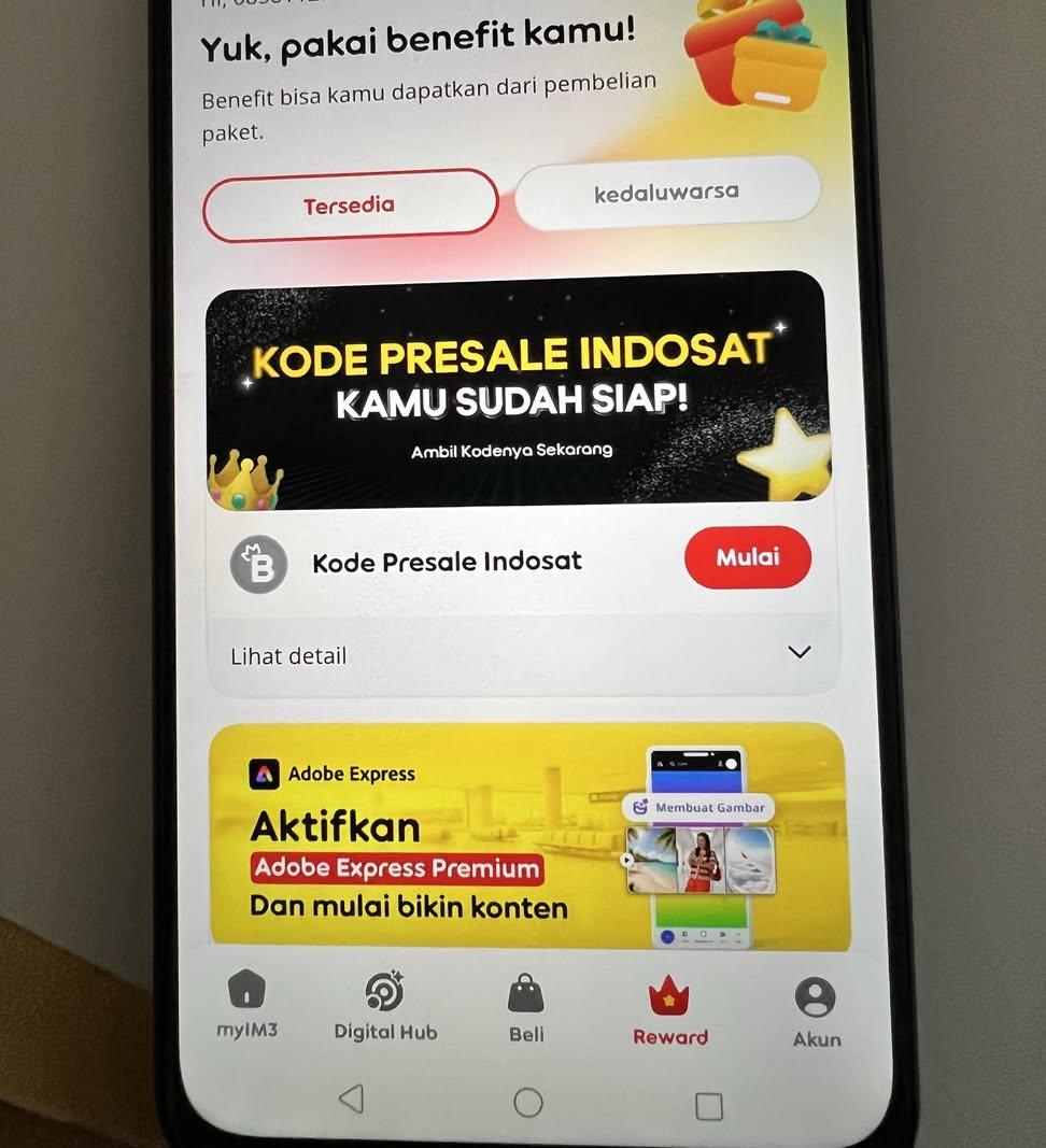 tearoes's tweet photo. @ohmygoddaebak @arifassami @day6real @indosat @indosatim3 coba cek ini kak https://t.co/i1PwBflaFx