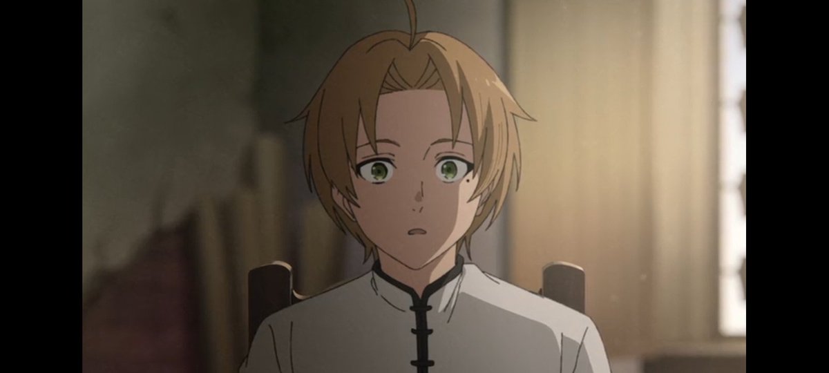 justmustopha's tweet photo. @ChibiReviews Mushoku Tensei, finding out Hitogami was the enemy was the main villain was peak. https://t.co/9kC78S7O3J
