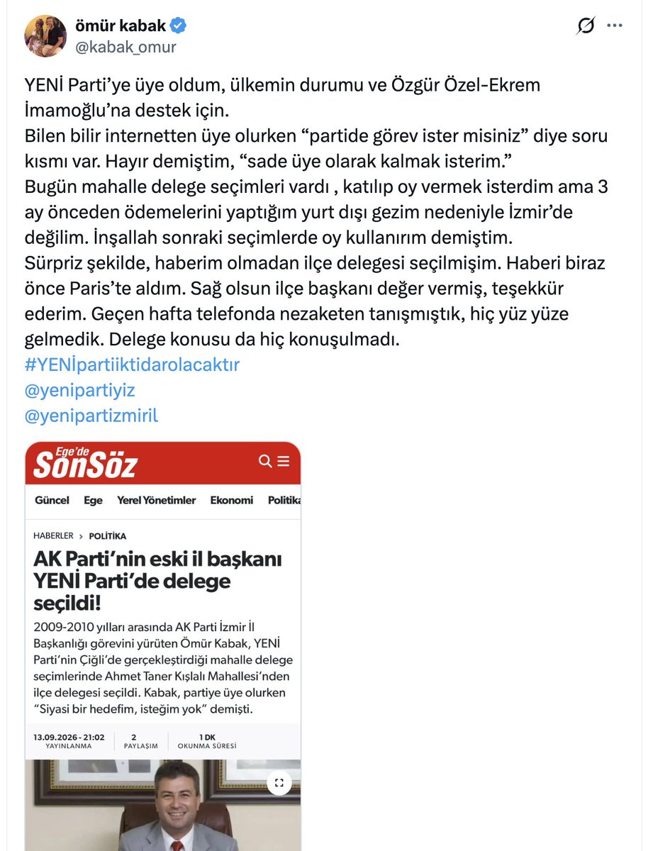 eren_aksoyoglu's tweet photo. Şu iki metni iyi okuyun.

Bizim mahallede siyasi elitler kendi evlatlarından nefret eder, sağcılara bayılırlar. Onur buralarda koştursun, elin adamı Paris'ten listelere girer. https://t.co/sln3zwSJmZ