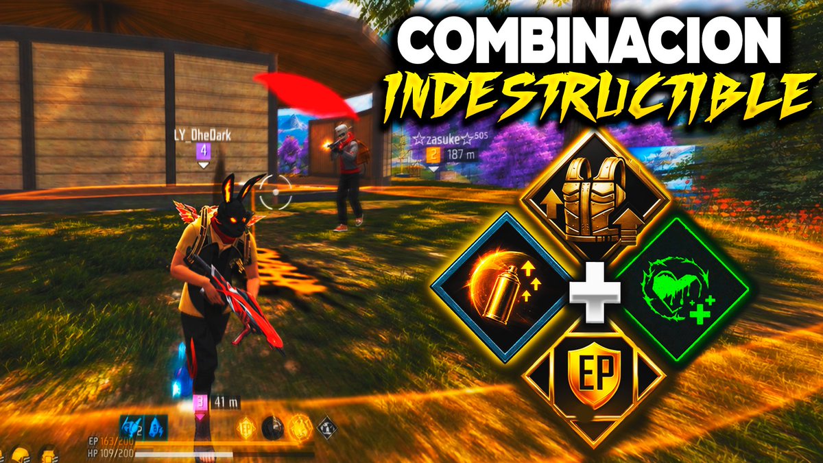 lythedark's tweet photo. 🎬 YA Salió NUEVO VIDEO! : EL MEJOR COMBO de HABILIDADES MÁS INDESTRUCTIBLE para BR-CLASIFICATORIA en FREE FIRE
➡️: LY TheDark. 
🔗: https://t.co/DNZDaXMpGr
🔔: Haz Clic y Like, Comenta y Comparte.
#lythedark #FreeFire #COMBOSFF https://t.co/dBX1WjF3iN