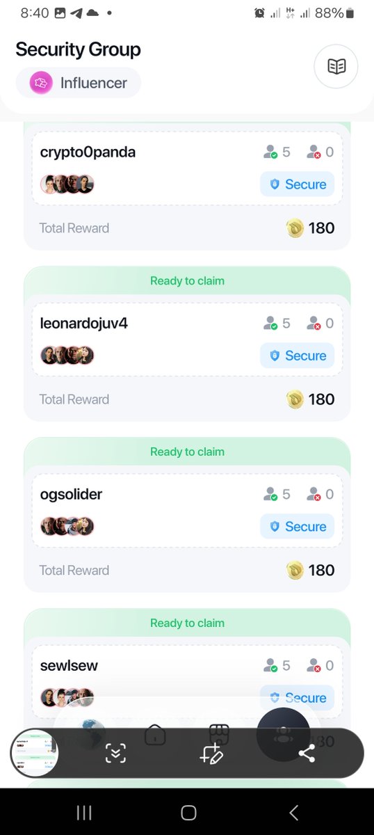 GeletawN19476's tweet photo. InterLink Security Group is looking strong! ๐
My Influencer group is showing 5 members secured, 0 failed, and 180 ITLG total reward. ๐l
Consistency, teamwork, and secure participation are what make the network stronger. Letโs keep building together!
Referral Code 832585976 https://t.co/KvVDGfiFQQ