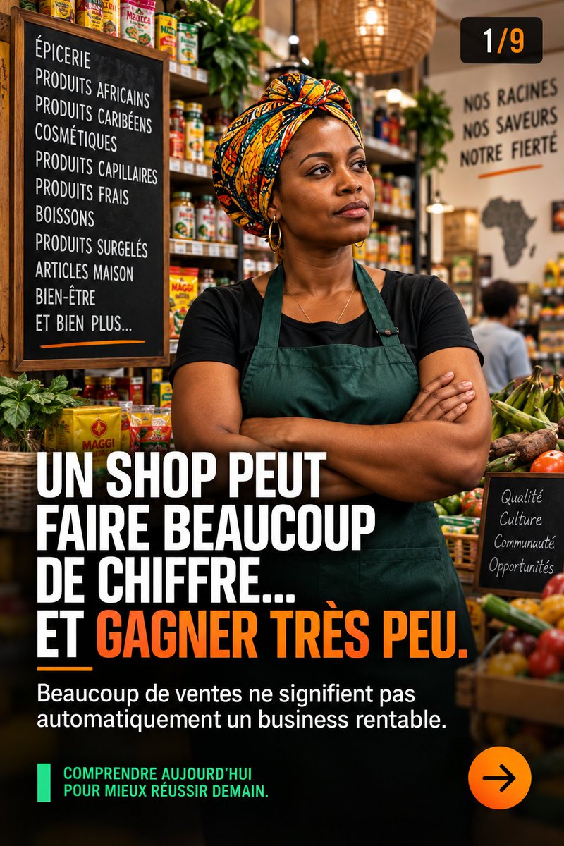 ghislain2n's tweet photo. Pourquoi certains shops afro-caribéens vendent beaucoup… mais gagnent peu ?

Le problème n’est pas toujours le manque de clients. Il peut venir de plusieurs difficultés commerciales :

https://t.co/ZXO7ZROlpA https://t.co/Ju2wy8LPTS