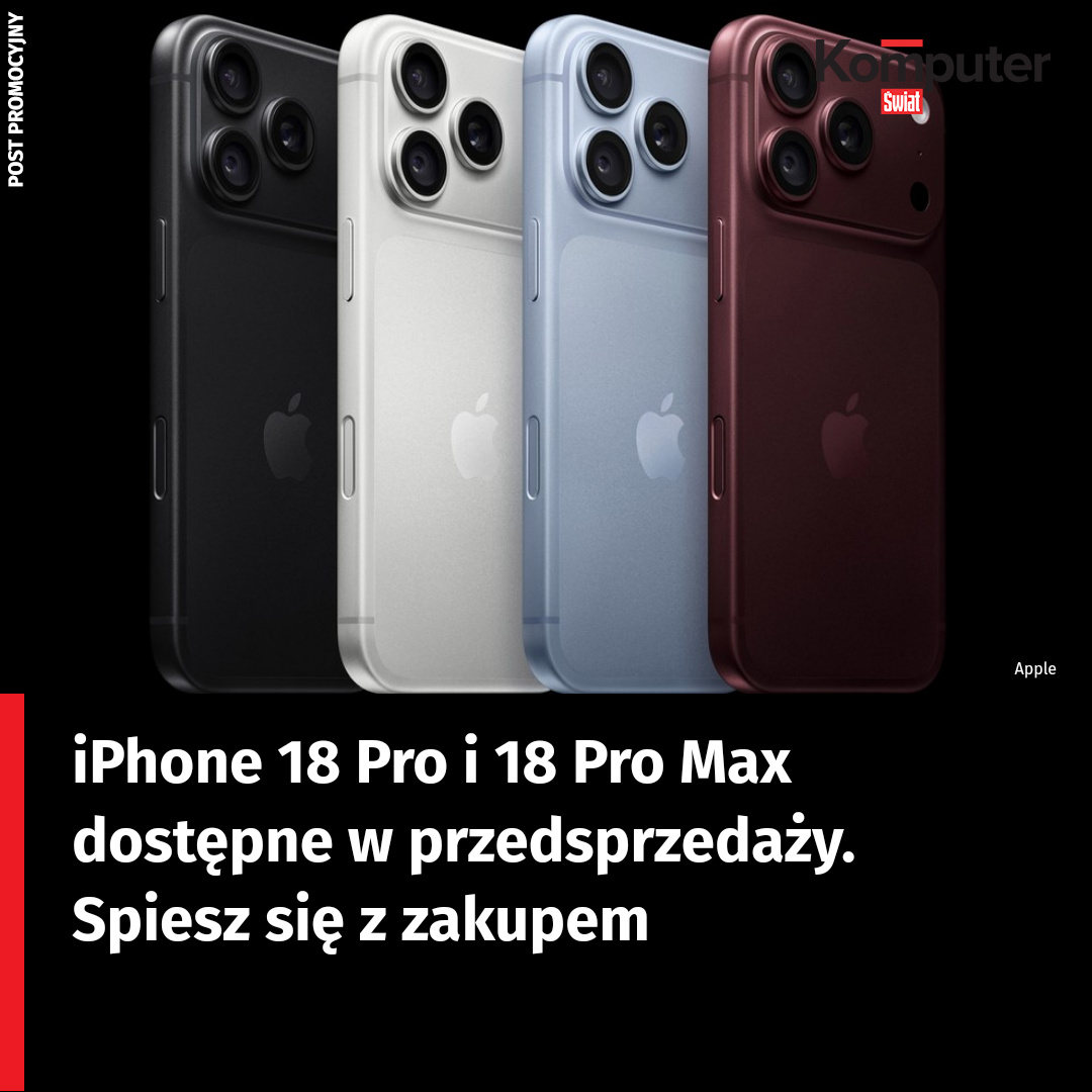 komputer__swiat's tweet photo. Nowe smartfony Apple właśnie trafiły do przedsprzedaży w Polsce. Zainteresowanie jest tak duże, że część wariantów już znika z oferty. 👉 https://t.co/wlAoafcvBk #komputerswiatmobilesmartfony #apple #iphone #smartfony https://t.co/B5k9tGgN2X