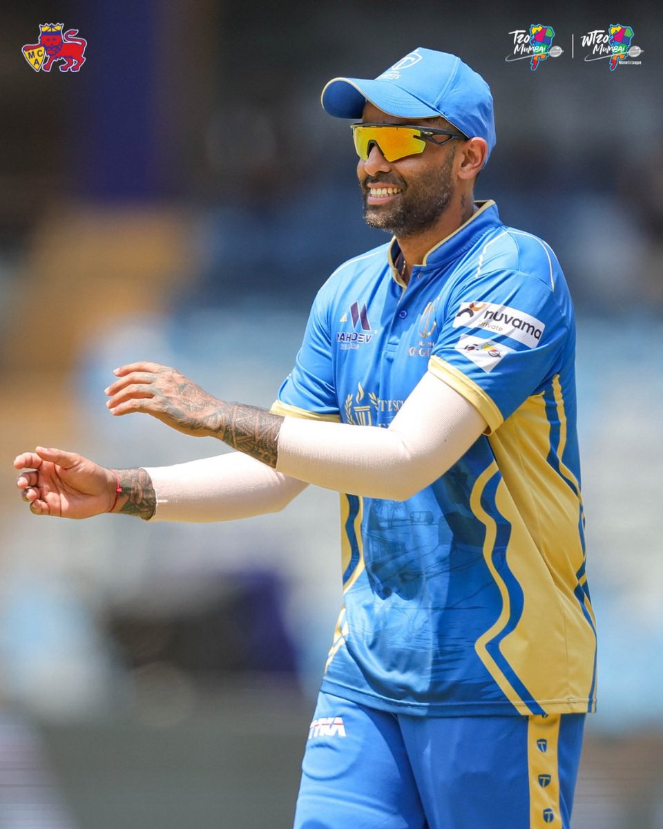 T20Mumbai's tweet photo. Happy birthday Suryakumar Yadav 🎉

Best wishes from the T20 Mumbai family. 

#MCA #T20Mumbai #ChanceSoduNako #Suryakumar Yadav https://t.co/RXaZtgas6x