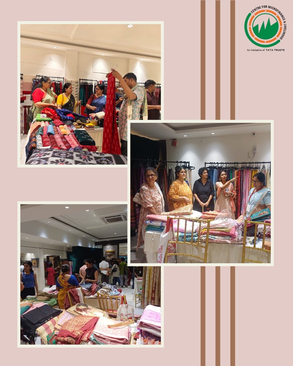 CML_NE's tweet photo. That's a wrap, Kolkata! 

🎨 3 days of the Antaran Artisan Exhibit brought incredible B2B buyer conversations, confirmed orders for wall art &amp; cushions, and a high-end buyer who took home the entire Muga museum revival collection. Heritage craft, thriving. 🧵

#Antaran #CML https://t.co/cC3O3B8dtd