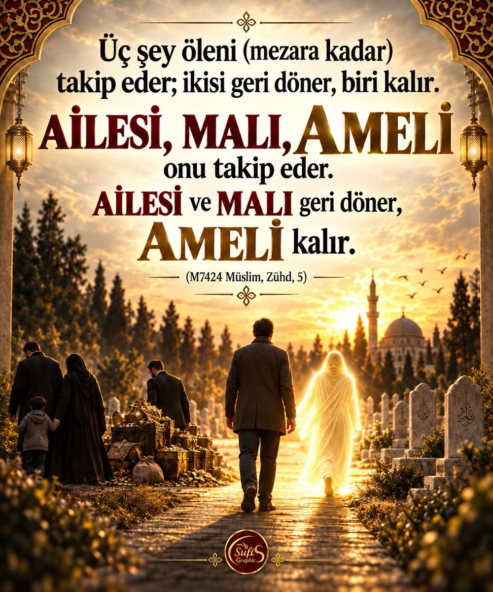 SufiGraphic's tweet photo. #Ölüm #Mezar #Kabir #Mevt #Amel #Mal #Aile #Hadis https://t.co/f1zlmJauvC