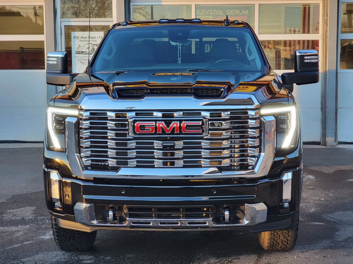 ZackDentrewlp1's tweet photo. 2026 GMC Sierra Denali received paint correction and our 9-Year Gtechniq Crystal Serum Ultra ceramic coating. Our coating packages are CARFAX accredited. Protect your investment with BSG Auto Detail LLC. https://t.co/Rgf84LrgS2