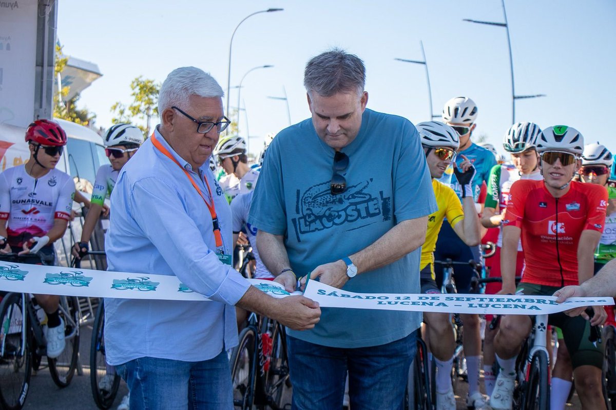 AytoLucena's tweet photo. 🚴‍♀️ El pasado sábado fuimos punto de salida y llegada de la segunda etapa de la VII Challenge Ciclista de la Subbética.

La etapa tuvo que ser neutralizada por un incidente durante el recorrido, pero Lucena volvió a formar parte de esta destacada cita ciclista. https://t.co/UiEAFLazCc