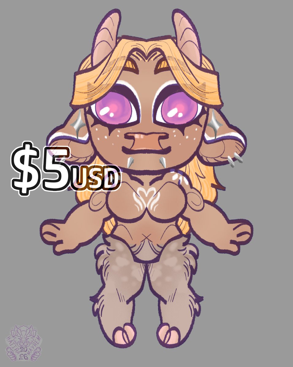 KatiraMayrem's tweet photo. SEVEN LIL GUYS???? Yes Only able to use my ipad atm so behold my attempts at figuring out procreate and still trying to dish out some nummies!!
The rest are below!!

DM or comment to claim!

#adopt #chibi #dnd #elf #firbolg #goliath #satyr #human #puppy https://t.co/QXezMvG7qY
