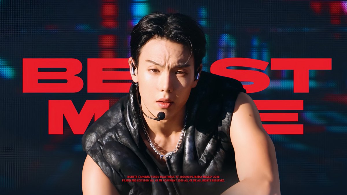 ALLOFME_SHOWNU's tweet photo. BEASTMODE⚡️♥️ #셔누 #SHOWNU https://t.co/UcKDYkDTQ6