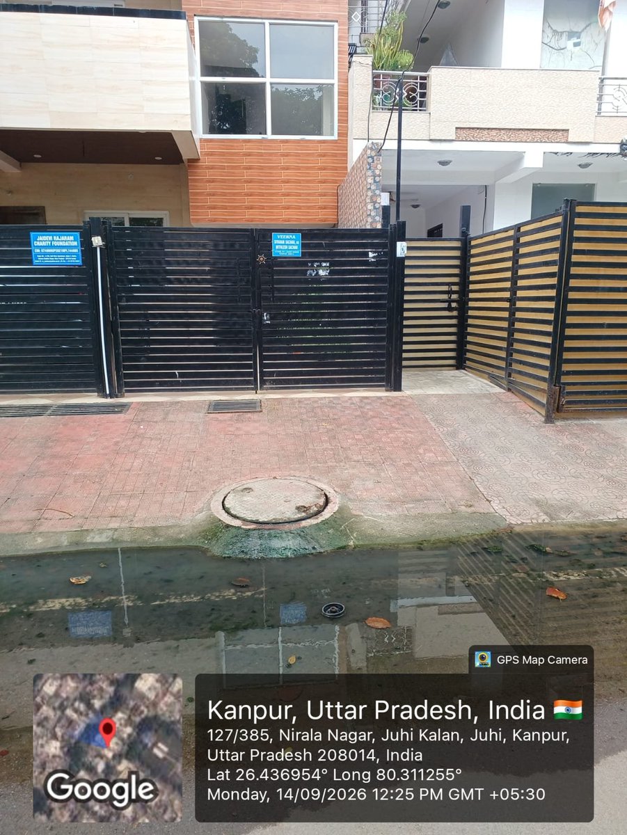 vikendrasachan's tweet photo. @nagarnigamknp @CMOfficeUP 

Request to clean sewage line in .

127/385 Near Ramleela park Saket nagar kanpur .

Zone 3 ward 24.

Kindly do needful ASAP. https://t.co/zEnMasQ0nT