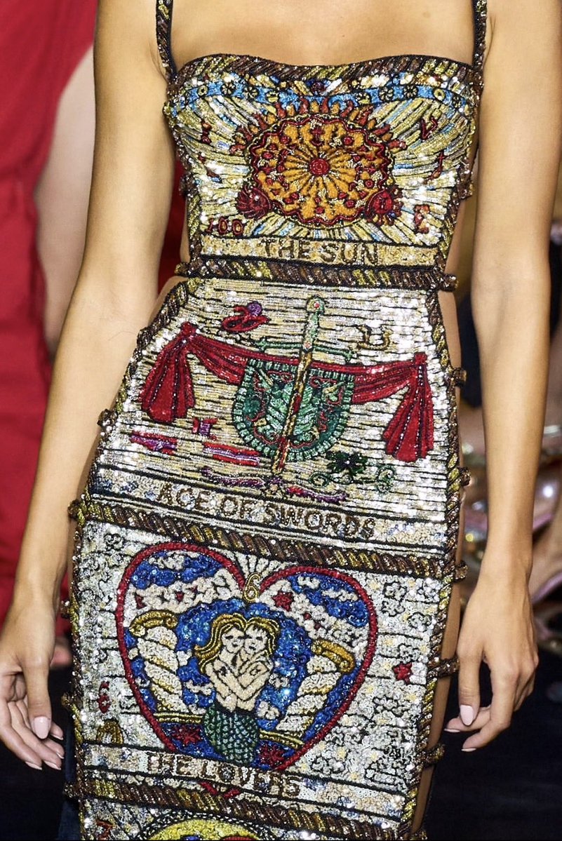 witchydoja444's tweet photo. Zuhair Murad tarot card dress 
I’m obsessed https://t.co/3S2z1G0QRi