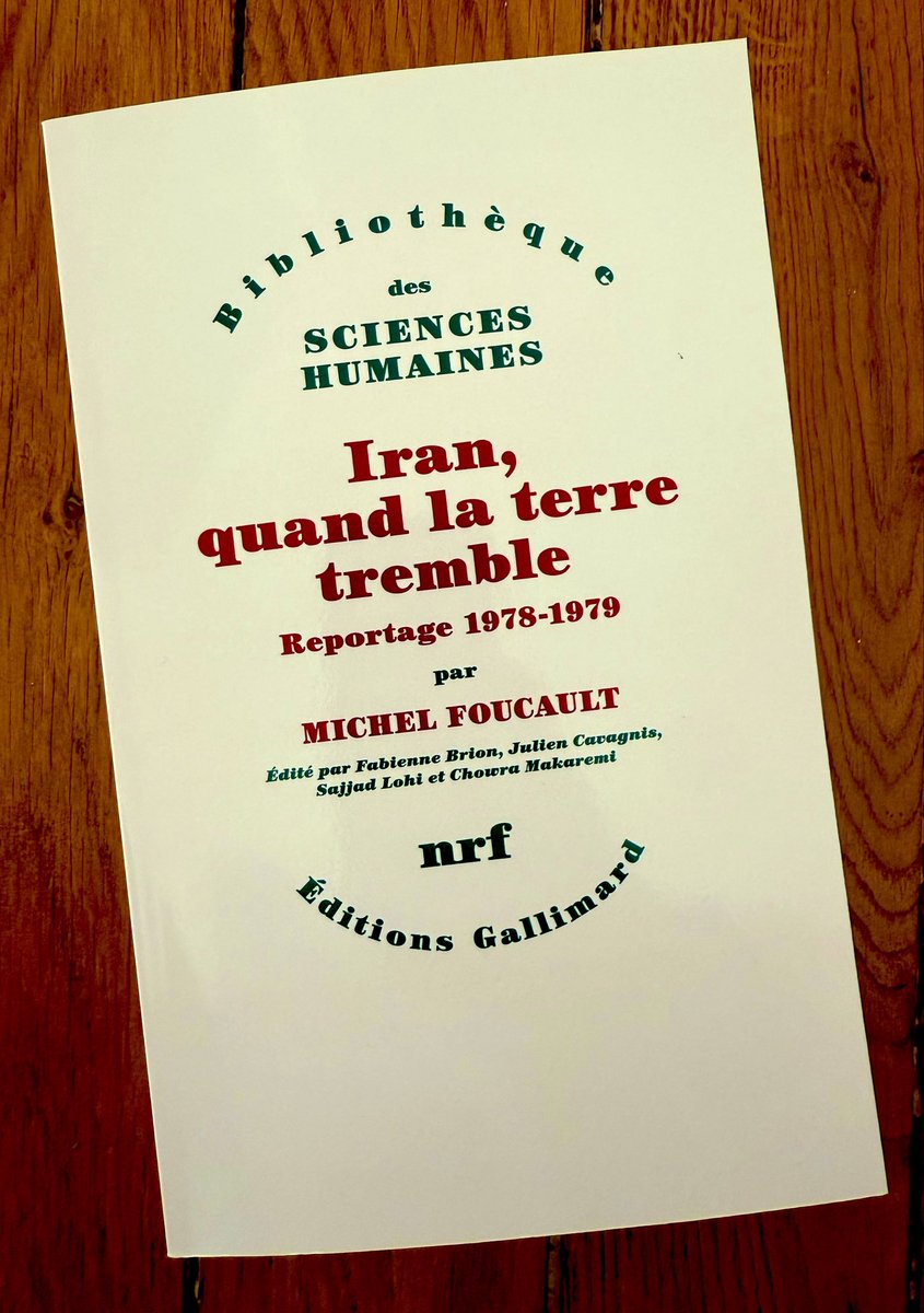 flr_louis's tweet photo. De précieux matériaux pour comprendre l’appréhension foucaldienne de la révolution Iranienne de 1979.

En librairie le 17 septembre. https://t.co/7PTAtjvFuQ