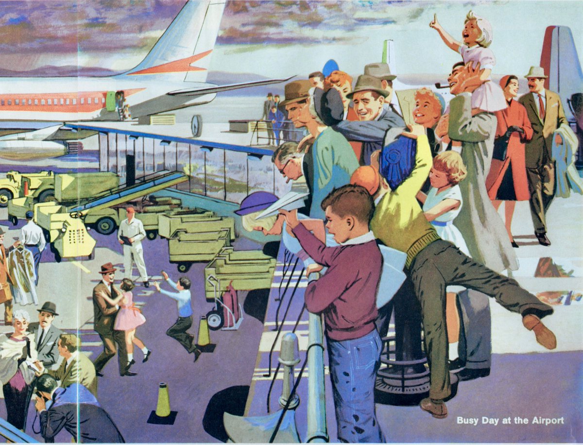 LRonLacy's tweet photo. Detail
#illustration #illustrationart #illustrationartists #TedGiavis #Goodyear #airport #airplanes #airliners #celebrity #photographers #arrivals #baggage #mensfashion #womensfashion #1960s https://t.co/cFWTZFbJJ5