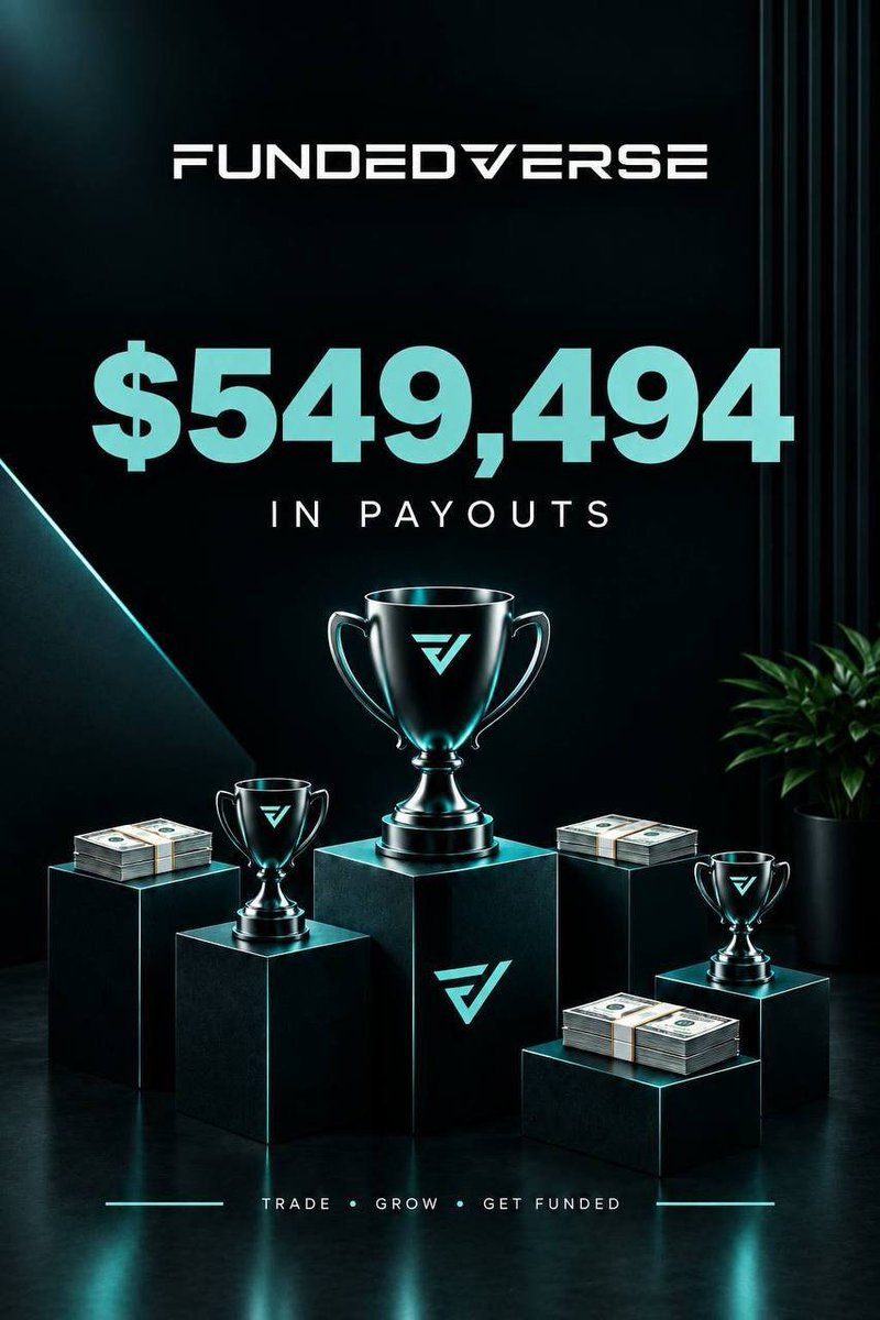 umarweb_3's tweet photo. 💰 $549,494 PAID TO TRADERS WORLDWIDE.

Trade with a firm that pays FundedVerse has got you covered. 🌍📈

Affordable accounts, different account types, and options for every trader.

Your next payout could be yours. 👀💰

https://t.co/0UCDkUqW6d https://t.co/ldQfIAF3Zz