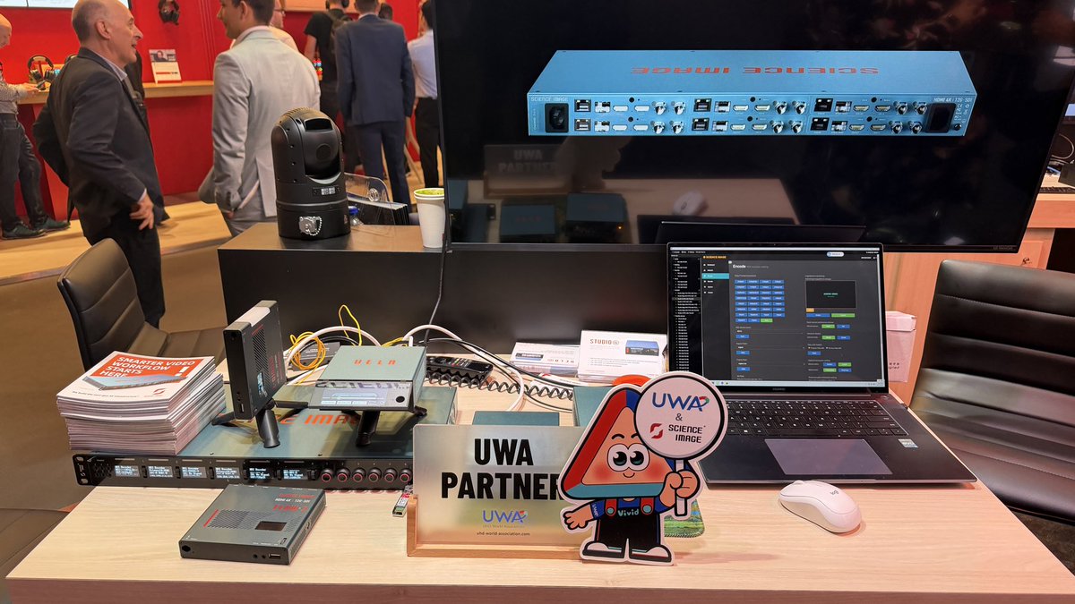 ScienceImage_cn's tweet photo. 🚀#IBC2026 enters its final day—don't miss out on the last of the excitement!
#ScienceImage awaits you at 10.A41!✨
#4K #broadcast #live #program #Studio #livestream #NDI #ENCODE #DECODE #HDMI4K #Software #Codec #Recorder #NDIHX #RTMP #RTSP #SRT #multiview #Genlock #AVoIP https://t.co/FxHbMWjx57