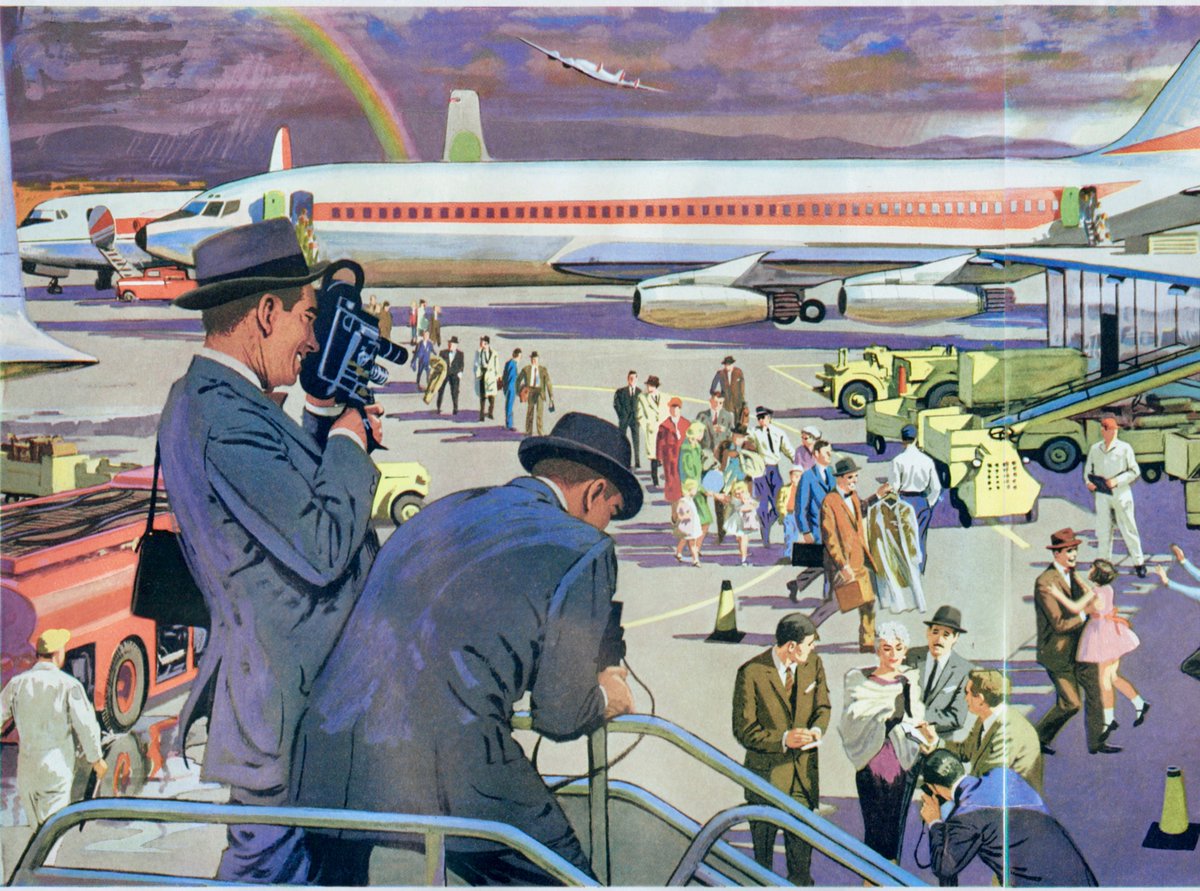 LRonLacy's tweet photo. Goodyear. September 1960
Detail
#illustration #illustrationart #illustrationartists #TedGiavis #Goodyear #airport #airplanes #airliners #celebrity #photographers #arrivals #baggage #mensfashion #womensfashion #1960s https://t.co/t4yM353wcf
