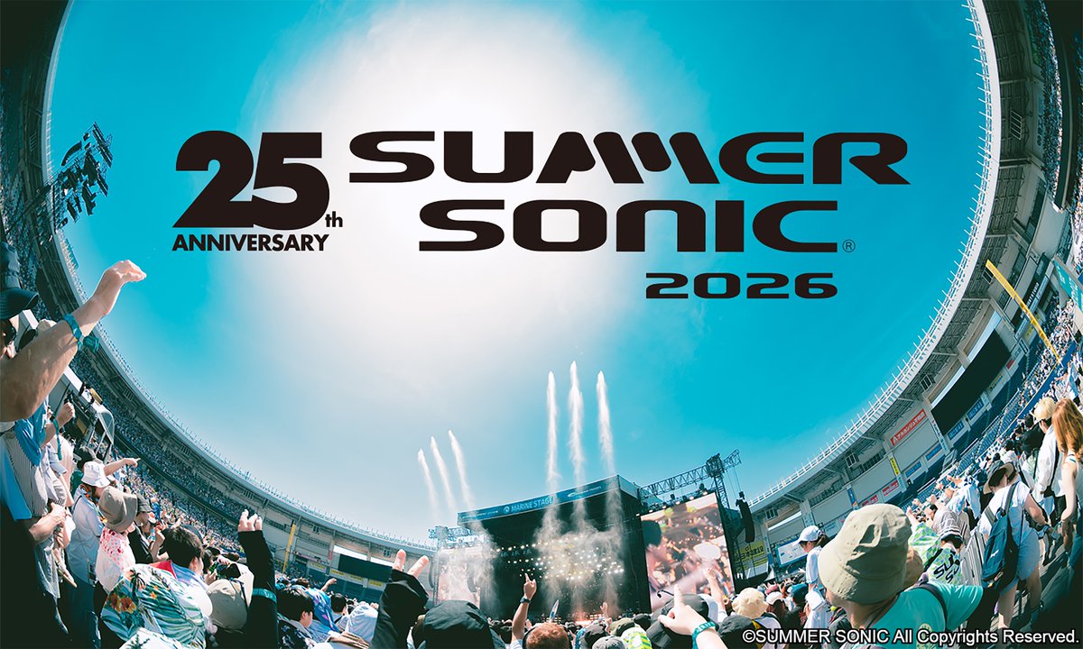 wowow_mj's tweet photo. ︵︵︵︵︵︵︵︵︵︵
SUMMER SONIC 2026
　🏝️HIGHLIGHTS🏝️
︶︶︶︶︶︶︶︶︶︶
放送＆配信アーティスト決定‼
詳細はこちら👇
https://t.co/lINhjVQLti

📅9/27(日)午後0:00
注目アーティストをピックアップした
#サマソニ ハイライト番組をお届け✨

現地の熱狂を、あなた専用の特等席で！

#WOWOW https://t.co/72l3WTz33L