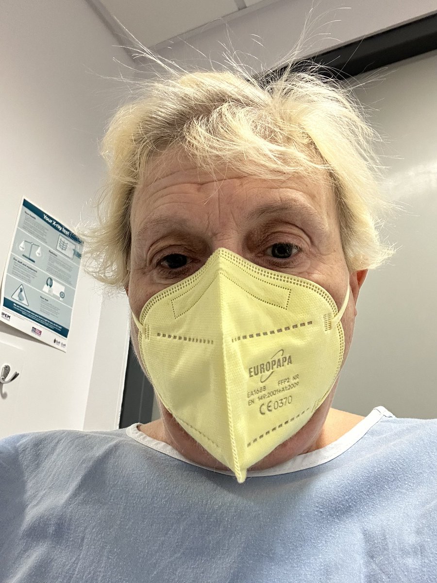 flickhwilliams's tweet photo. Undergoing a series of tests - as if I didn’t already have enough  health conditions !! Today’s challenge = breathing test that requires mask removal just as vast numbers of people are getting sick &amp; new wave takes off. Have HEPA but will decline if set up isn’t safe #YouDoYou https://t.co/91AkFC8yfi