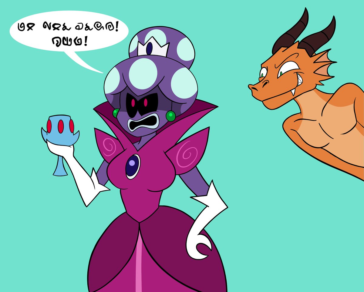 PhantomTaz61286's tweet photo. Finally! My part of the art trade with @cutaeo2006 
Thank you so much for your patience. How could I say no to doing princess shroob possession content. 

#possession #tg https://t.co/X2doGYR7hY