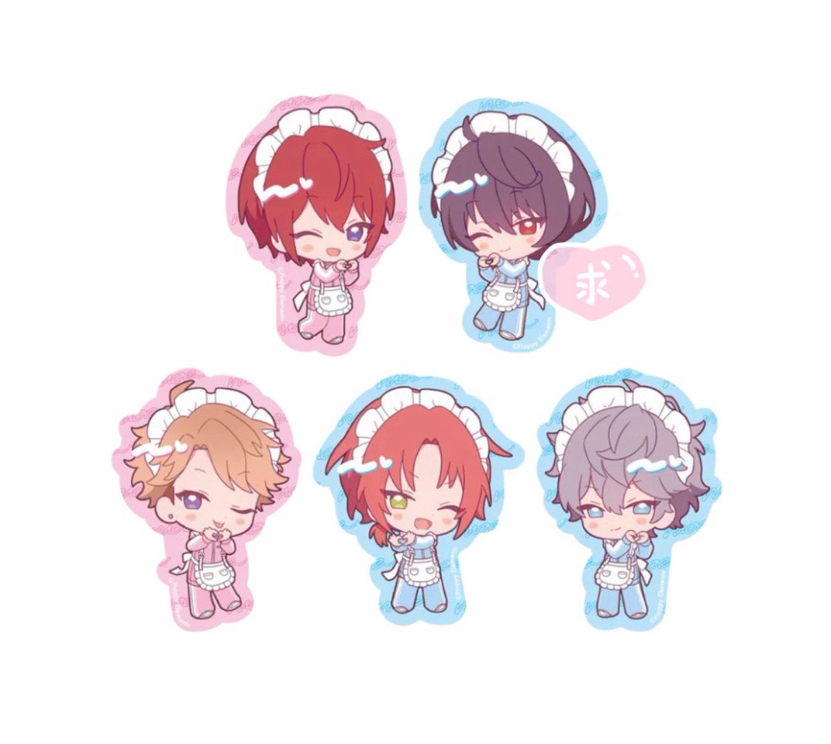 sgaysd's tweet photo. ꒰ 交換 ꒱
あんスタ 萌え×2文化祭シリーズ ぺたぺたステッカー Knights

譲♡司 嵐 レオ 泉 

求♡凛月

1セット購入予定

都内手渡しor郵送

お気���にお声掛けください🍼 https://t.co/26kTXJiPIH