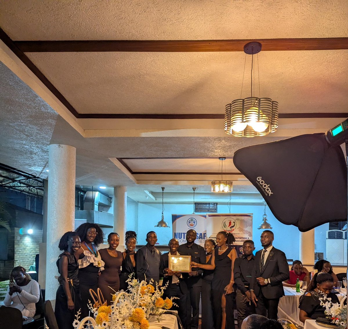 angulo_mlk's tweet photo. It was with great honor that @kyundsa_kyu received the award for the best student  association at the @NADSSU_24 awards 2026.
This award reflects our commitment to nutrition advocacy and behavior change communication.
As we mark  a decade of existence we are greatly privileged. https://t.co/Lp50R38KXT