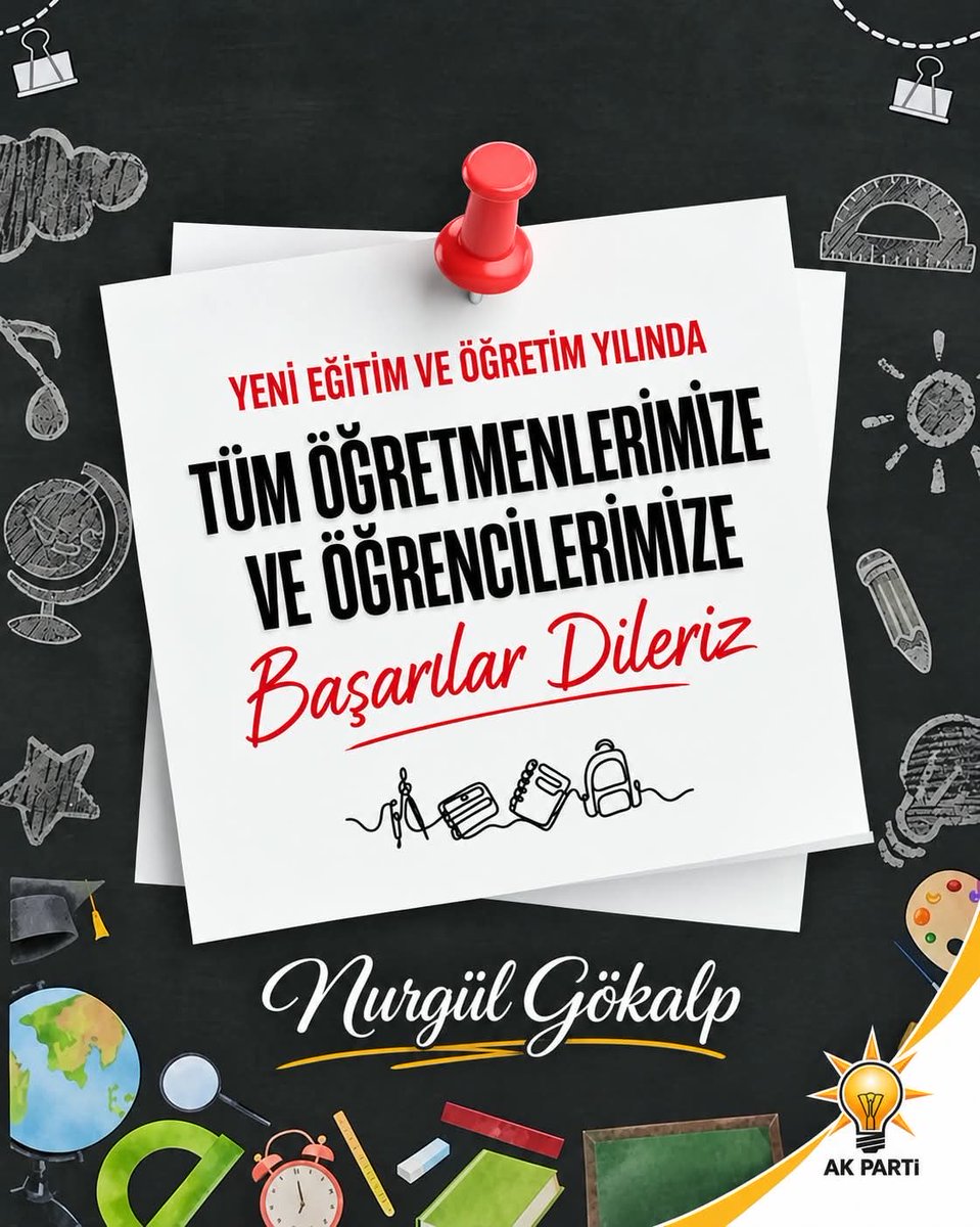 NurglGkalp4's tweet photo. Geleceğimizin teminatı çocuklarımızın bilgiyle, güzel ahlakla ve millî değerlerimizle yetişmesi; öğretmenlerimizin emeklerinin karşılığını alması en büyük temennimizdir.
Eğitim camiasına, hayırlı olmasını diliyor; başarı, sağlık ve güzel yarınlar getirmesini temenni ediyorum. https://t.co/4gz8x2ZlWW